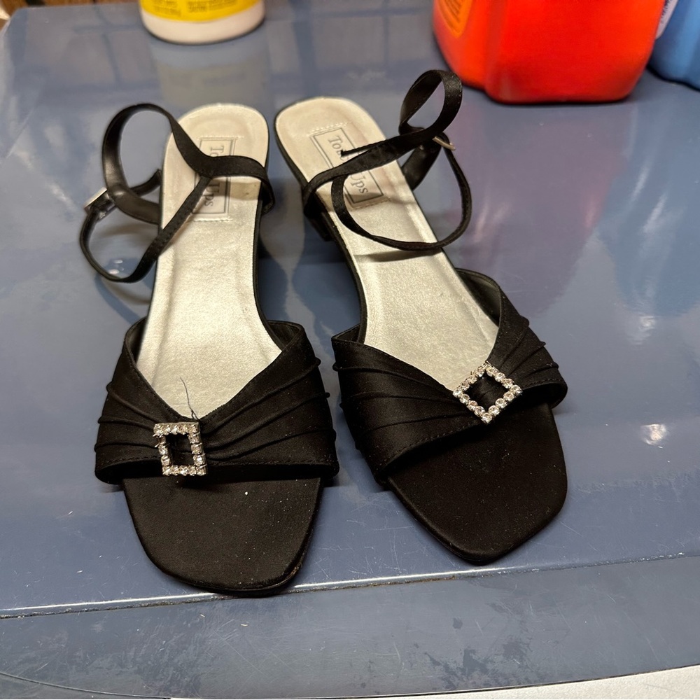 Touch Ups Black Strappy Heels